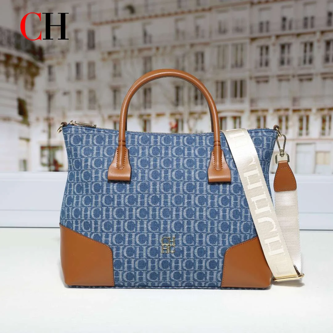 CH レディース ハンドバッグ デニム トートバッグ 幅広シ - Women Bags Jeans のレビューと価格