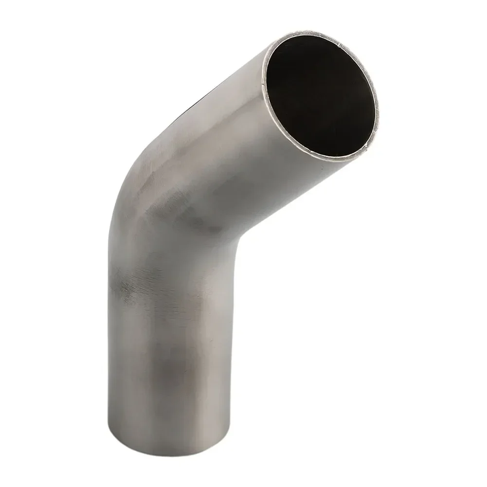 Imagem -06 - Versátil Cotovelo 45 ° Degree Bend Exhaust Pipe Polido Ferramenta Acessórios 1951 mm Prata Aço Inoxidável