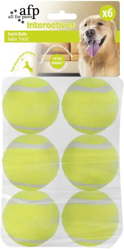 

Dog Tennis Balls, 6 Pack 2 Inch, Great for Mini Ball Launcher and Playtime