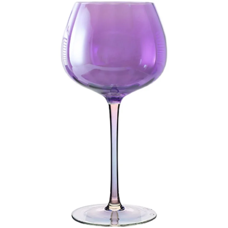 Imagem -06 - Della Purple Stemglass Copos de Champanhe Home Grupo Nordic Novidades Crystal Glass Copos de Vinho Embalagem de Caixa de Presente Pcs