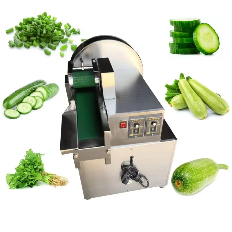 آلة قطع الخضار والفواكه الأوتوماتيكية المصنوعة من الفولاذ المقاوم للصدأ