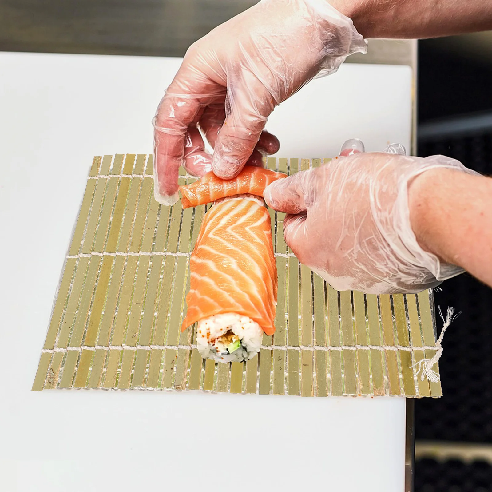 

3pcs Bamboo Mats Smooth Easy Clean Making Tool For Homemade Sushi Rolling Pad Sushi Roller Mat