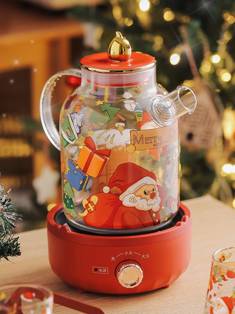 Teapot Christmas Present Large Capacity Household Use High Temperature Resistance