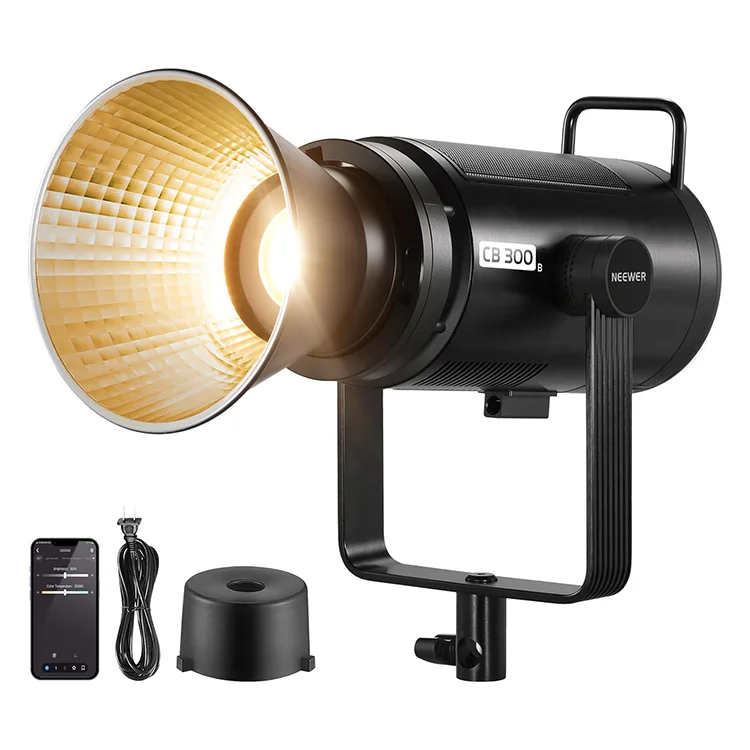 Revisión y recomendación del NEEWER CB300B: la luz LED profesional para video y fotografía