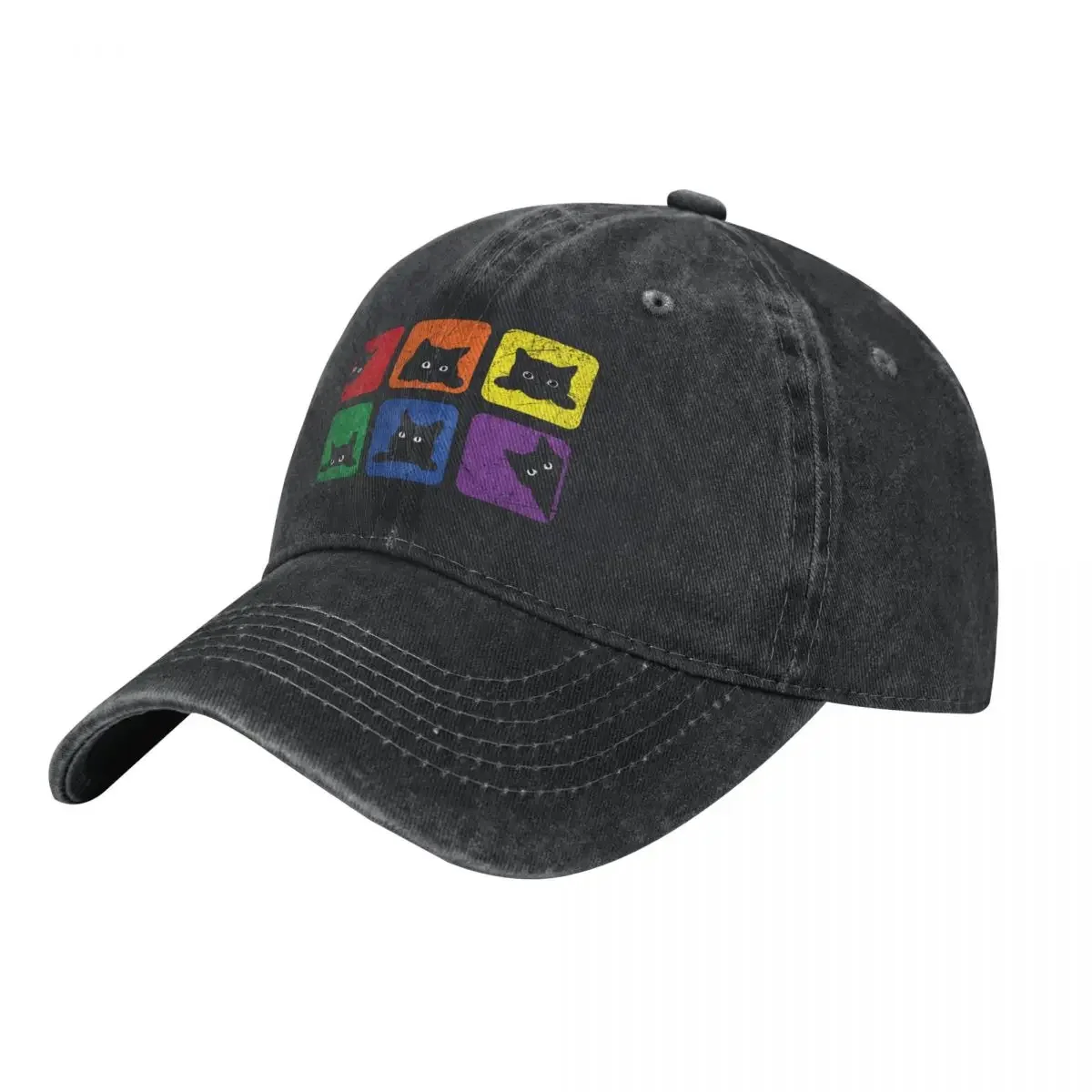 Funny Cats, Pride Cat Lover, Lgbt Cat Lover, LGBTQ Purride Baseball Cap Icon Trucker Cap Girl Men's