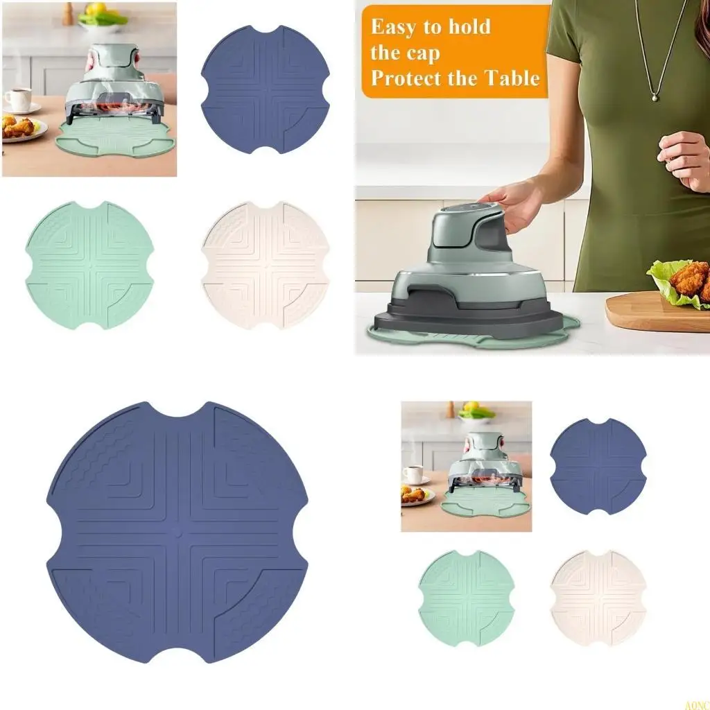 A0NC Thermal Mats Silicone Texture for Cooking Appliances High Temperature Resistance Silicone Countertop Pad