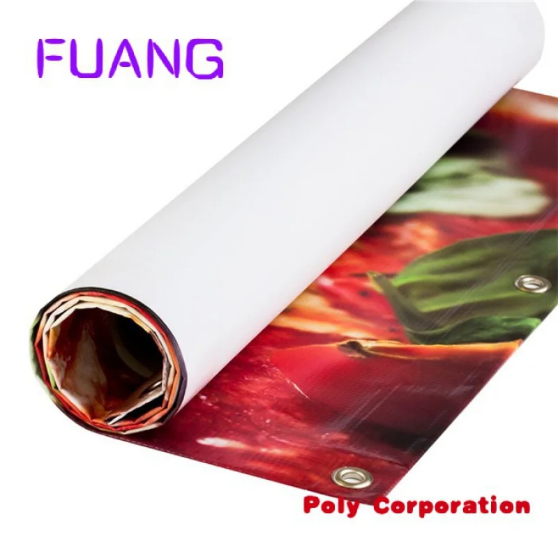 Custom  New arrival Factory price PVC flex rolls for advertising posters and  banner signboard