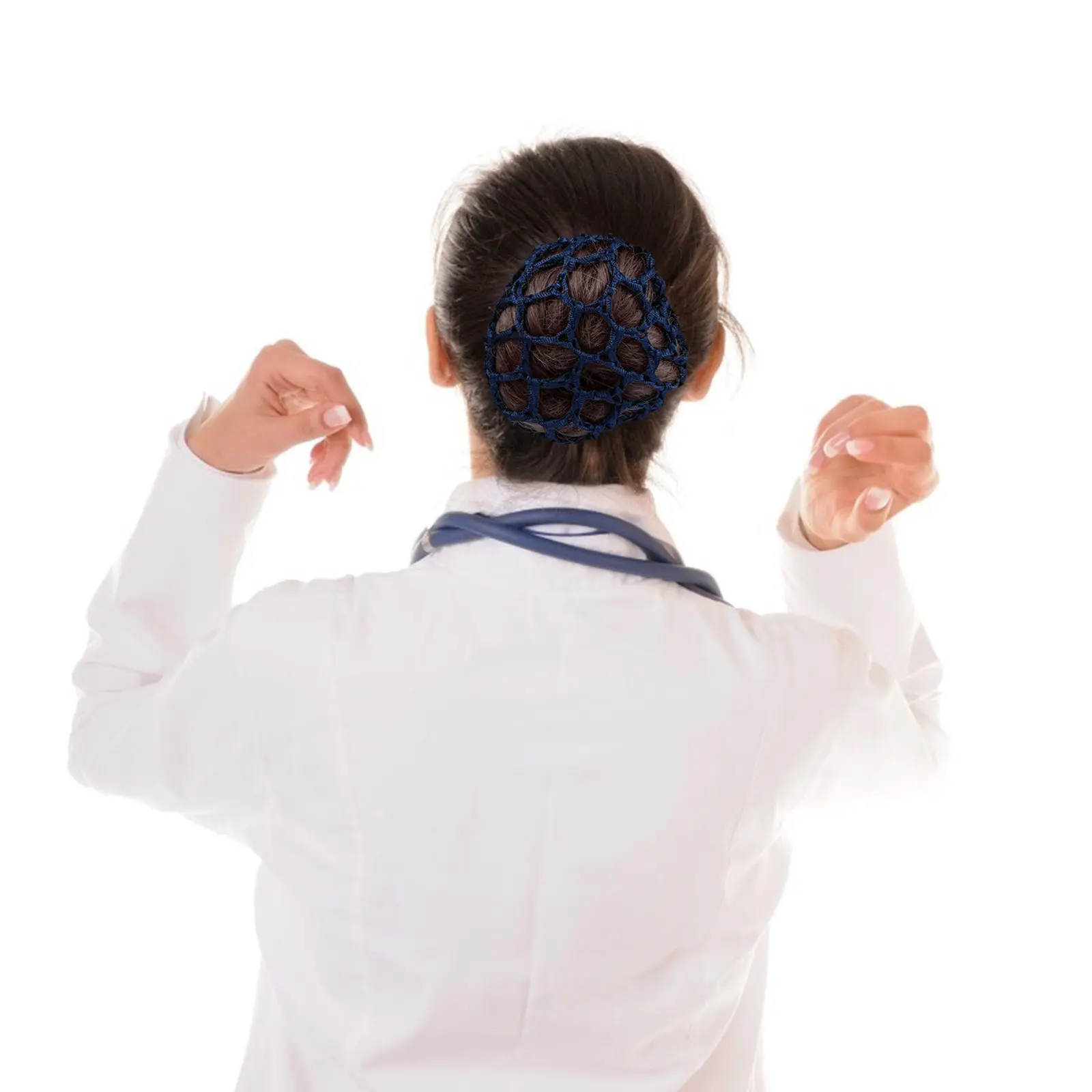 8Pcs Women Hair Nets Ballet Elastic Hairnets Bun Covers Reusable Snood for Dance Ballet Performance Professional Headwear Hair