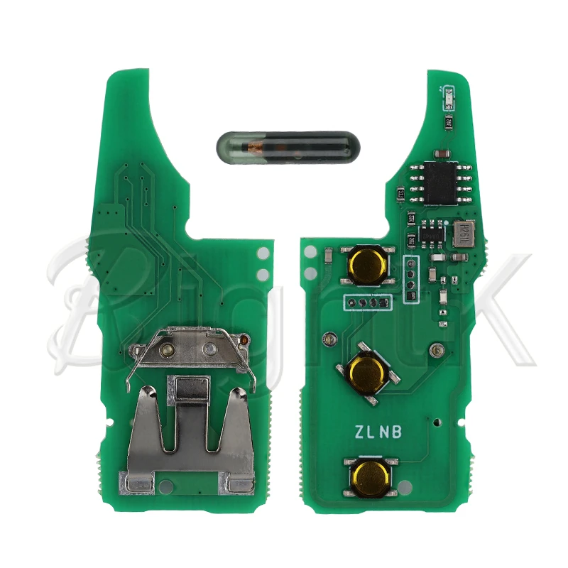 Chave remota do carro 434MHz ID48 para Volkswagen Skoda Seat VW Polo Sedan Passat Tiguan Golf 6 Eos Jetta 5K 0837202 AD Hu66 Flip Smart Ke