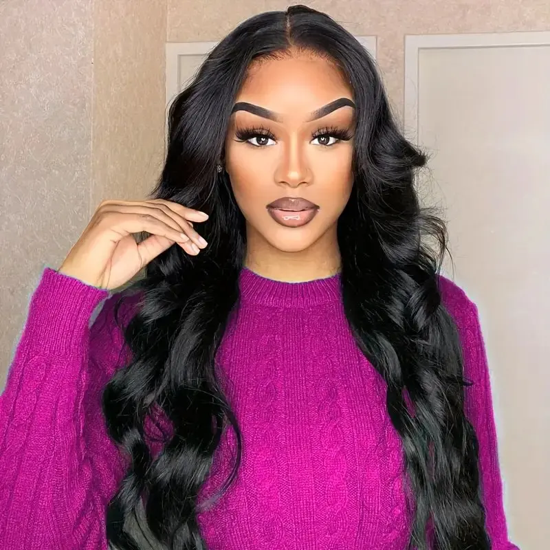 Rosabeauty Body Wave Lace Frontal Wig 13X4 Front Human Hair HD 13X6 Transparent 5X5 Ready To Wear Glueless Wig 250% Density