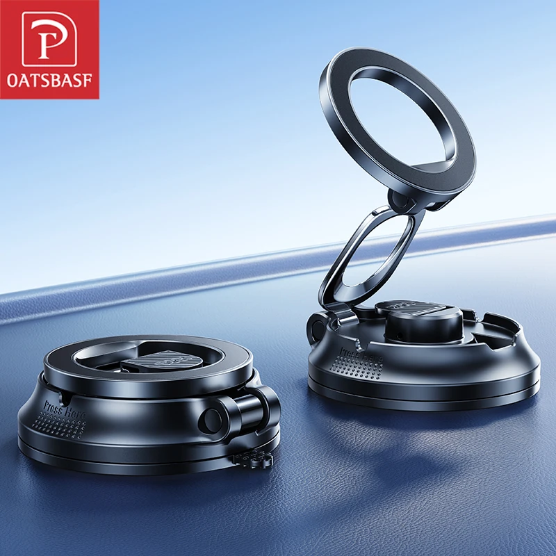 

Oatsbasf Foldable Suction Cup Magnetic Phone Holder Stand Multi-angle Adjustable for Univeral iPhone iPad Phone Tablet Bracket
