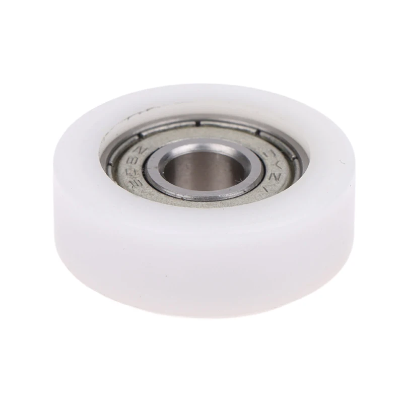 Rolamento revestido nylon Rolamento de roda, rolo moldado injeção, polia do trilho da trilha, porta e janela, 608, 1PC, 8*30*10mm