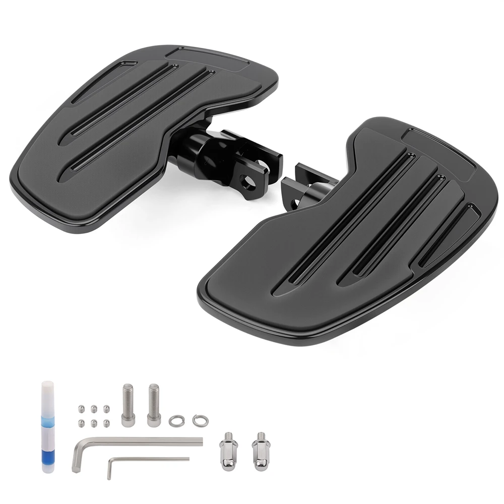 

Motorcycle Front Footrest Driver Footboard Wide Footpegs for Kawasaki Eliminator 500 SE ABS 2024 2025