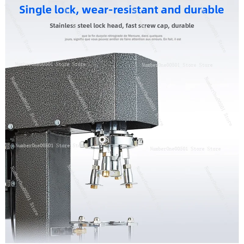 Automatic Aluminum Tamper Evident Cap Sealer for Health Wine Bottles Twist Off Lid Press  Lock Capping Machine