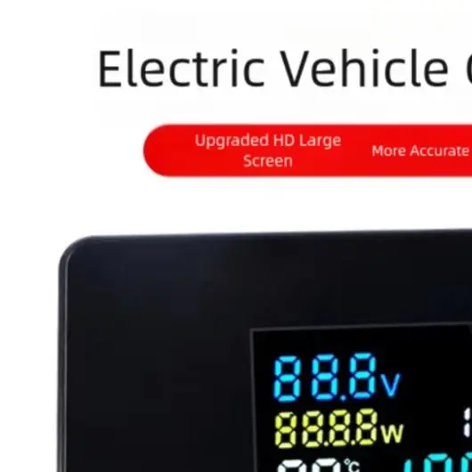 DC Digital Voltmeter Tester 4-120V 0-10A Current Power Meter Detector For Electric Vehicle For Charger And For Battery Pack Moni