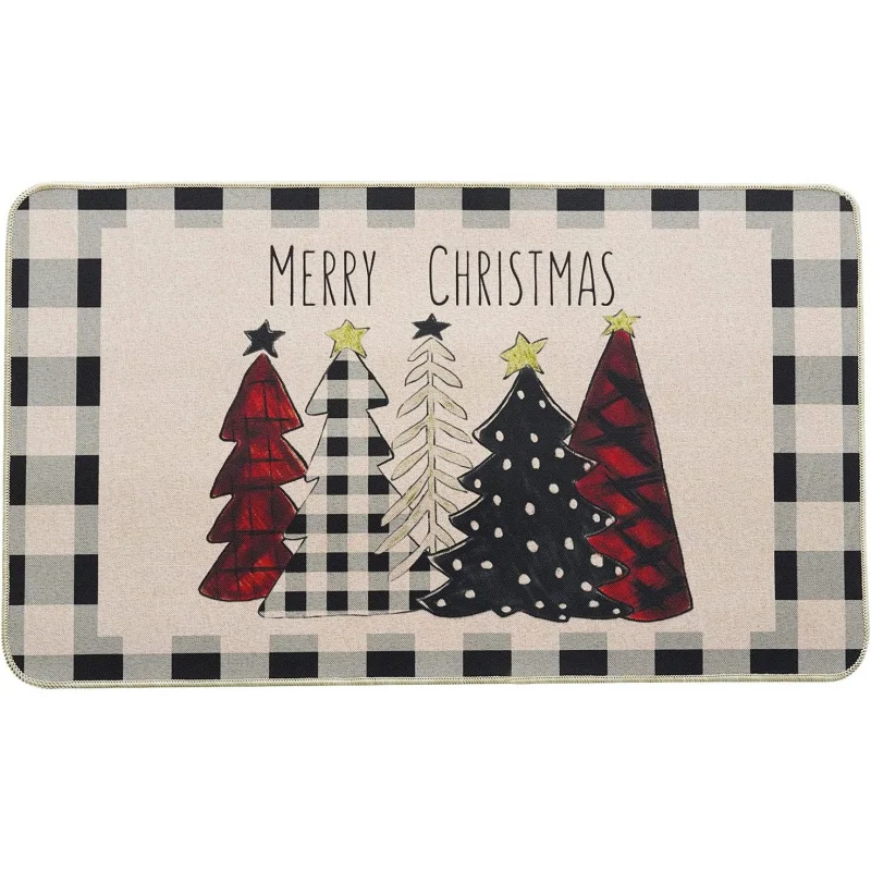 Christmas doormat kitchen indoor and outdoor decorative floor mat 61X90cm