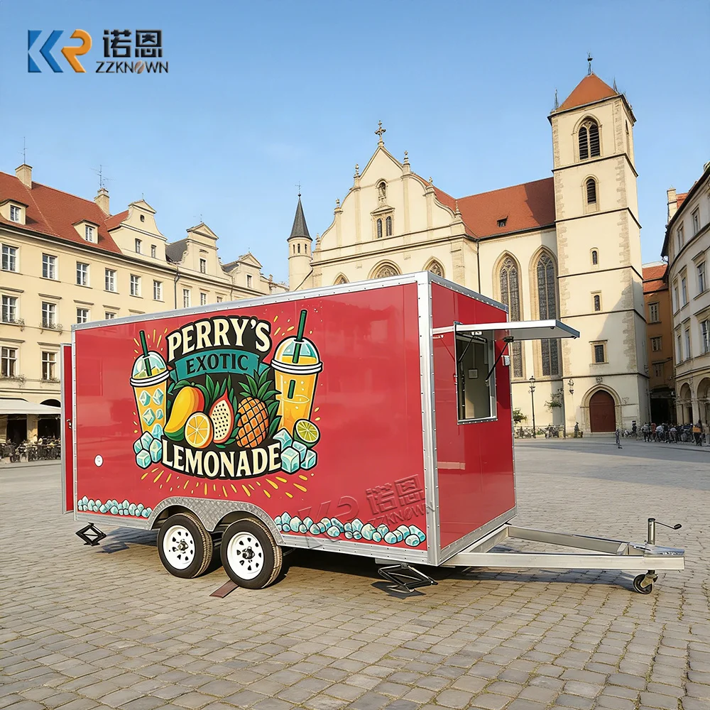 

Fully Equipped Catering Food Truck | Internal Equipment Customizable | Taco Pizza Coffee BBQ Mobile Kitchen Trailer