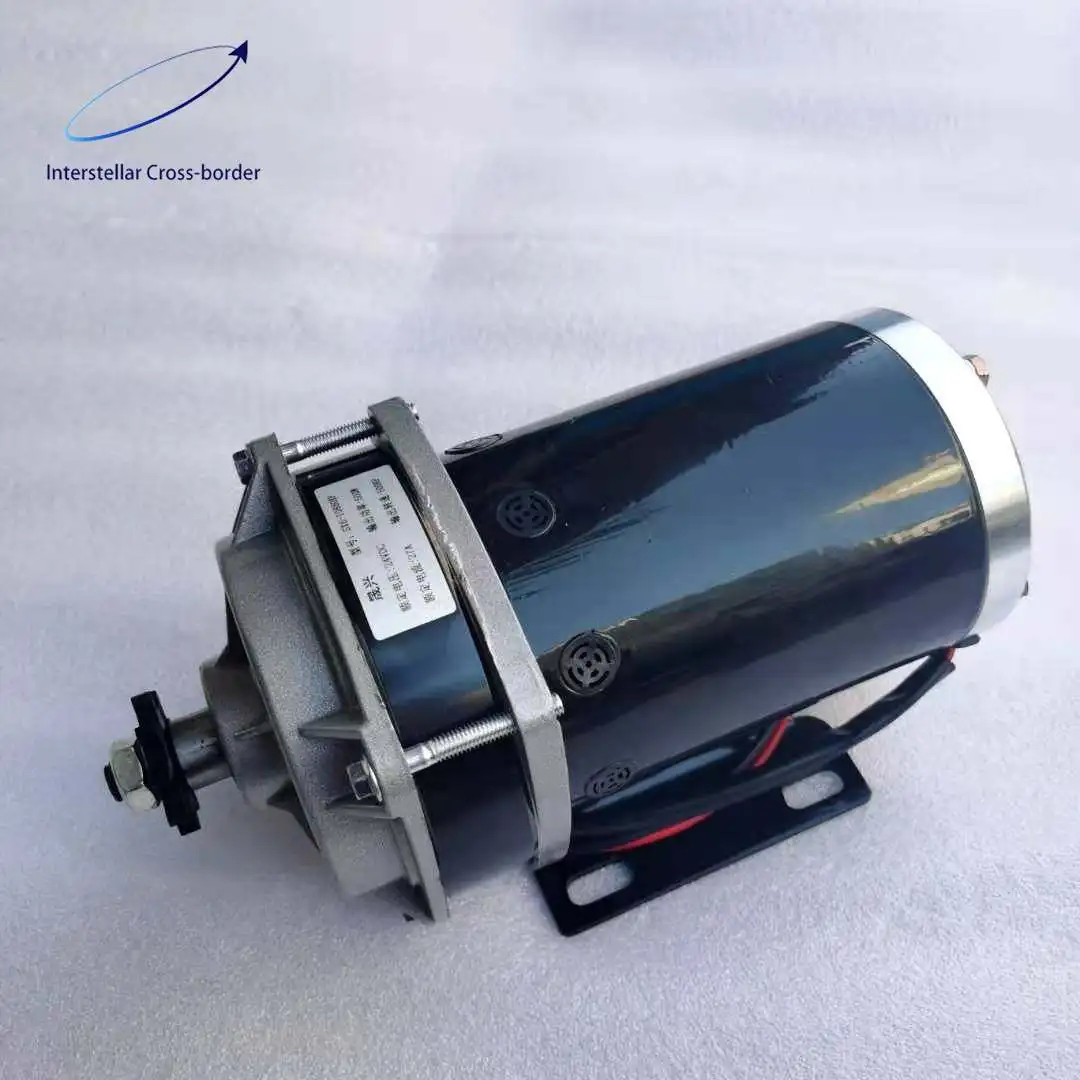 

For Sanxinda 24V 36V 48V 500W 800W Brushed Gear Motor Permanent Magnet DC Extended Shaft Feed Cart