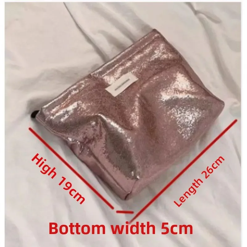 Large Capacity Cosmetic Clutch Bag Portable Dynamic Design Simple Going out Storage Bag for Toiletries New Original