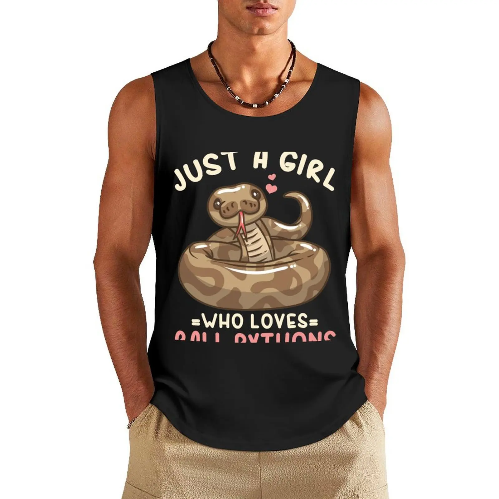 

Ball Python Snakes Reptile Ball Python Lover Tank Top men clothes men clothings fitness clothing for men