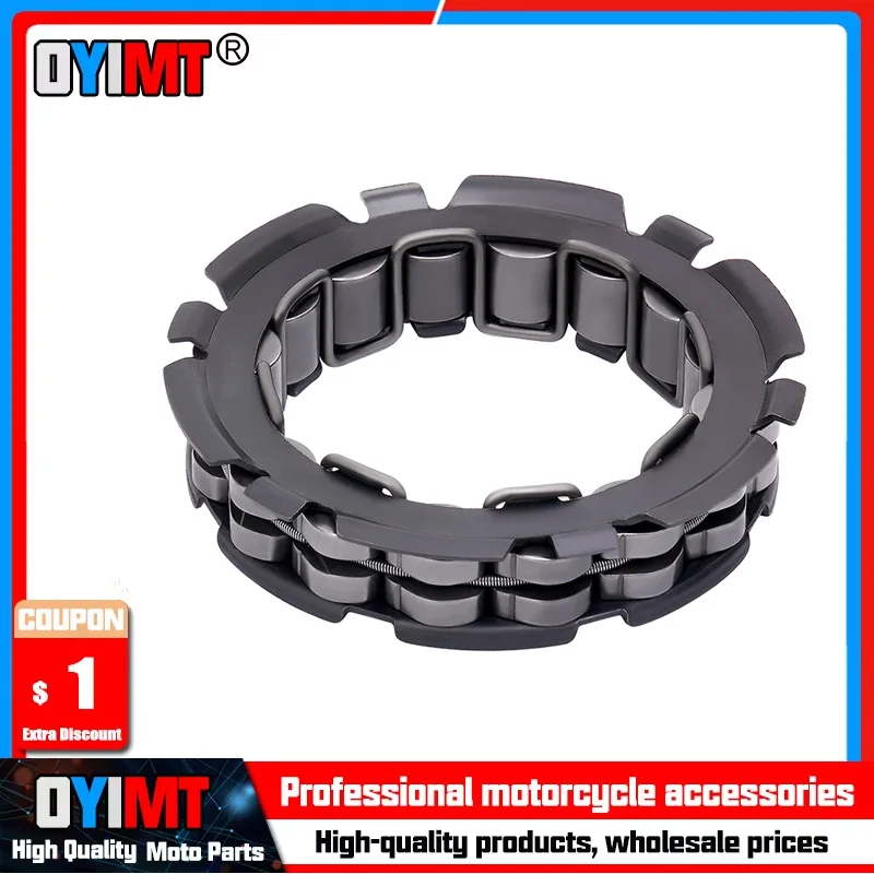 Motorcycle One Way Starter Clutch Bearing Bead With Flange With Springs For Kawasaki EL450 Eliminator 500 EX500 Ninja 13194-1076