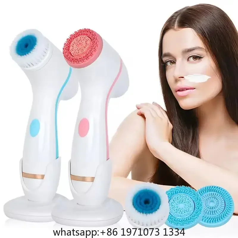 NEW Cleansing Brush  Rotating Facial Spa System Can Deeply Clean and Remove Blackheads