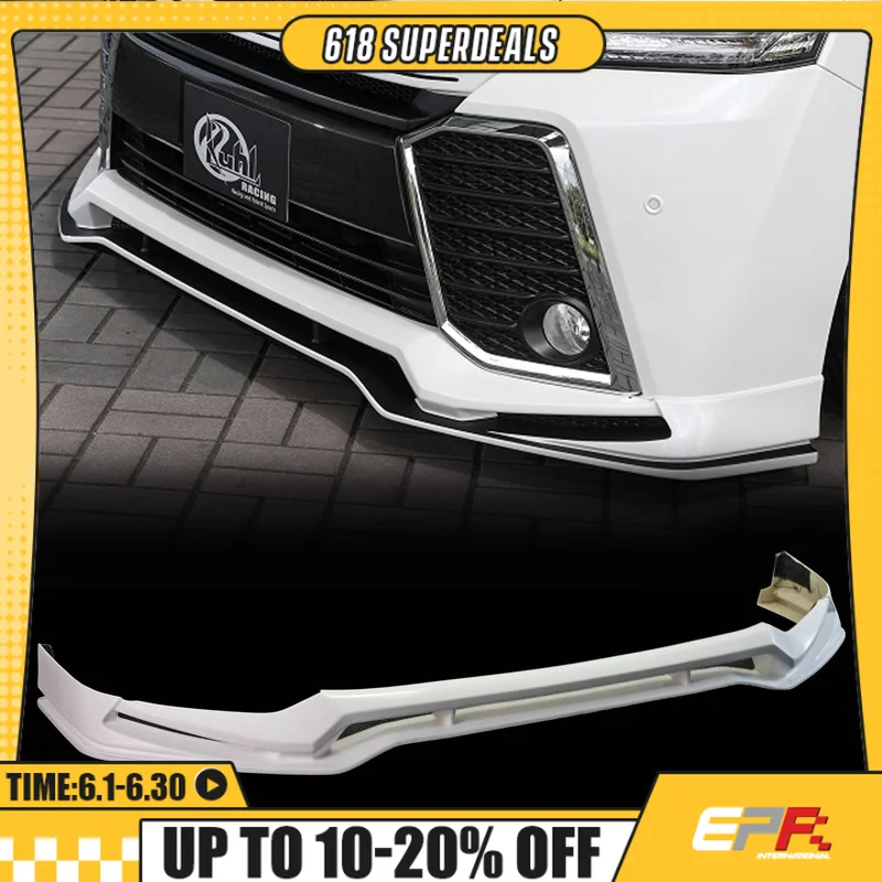 Para Toyota Vellfire 30 Series (AH30) Labio delantero estilo KUL (15 en adelante) - Ajuste perfecto para la serie 30, aspecto deportivo inspirado en KUL