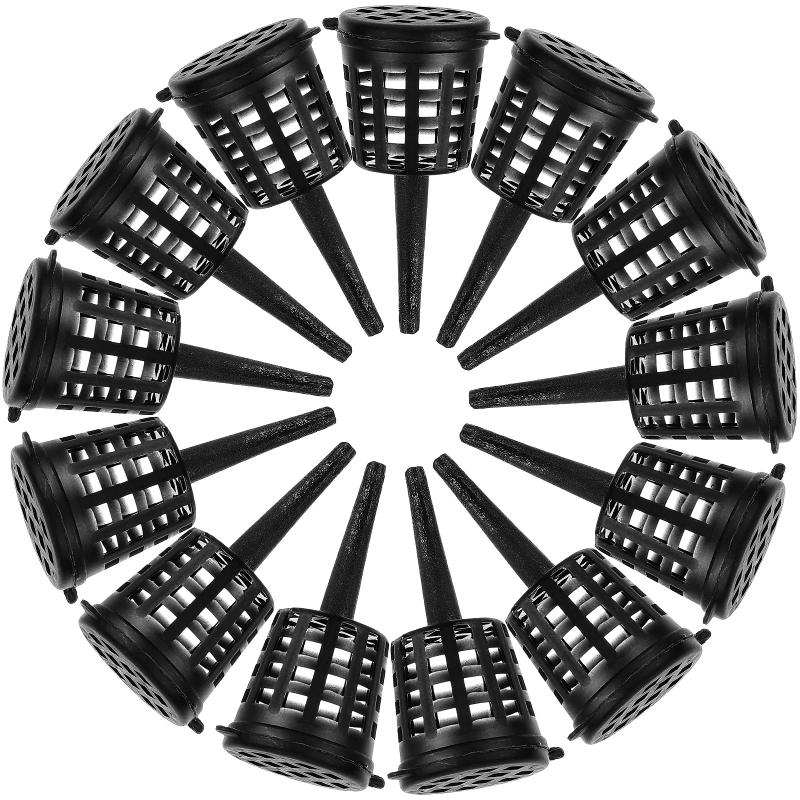 

50pcs Fertilizer Baskets Plastic Lid Cover For Fertilizer Control Container Box Holder For Bonsai Plant Pot Garden Use