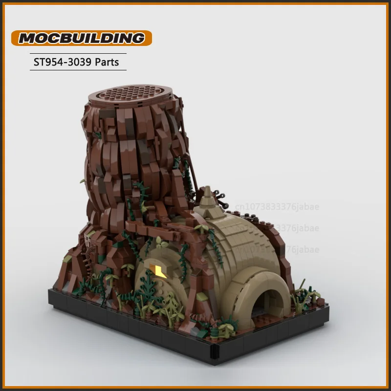 UCS Movie Space Beroemde Hut House Ongesturnd MOC Bouwstenen Architectuur Kasteel DIY Montage Diorama Bricks Speelgoed Geschenken