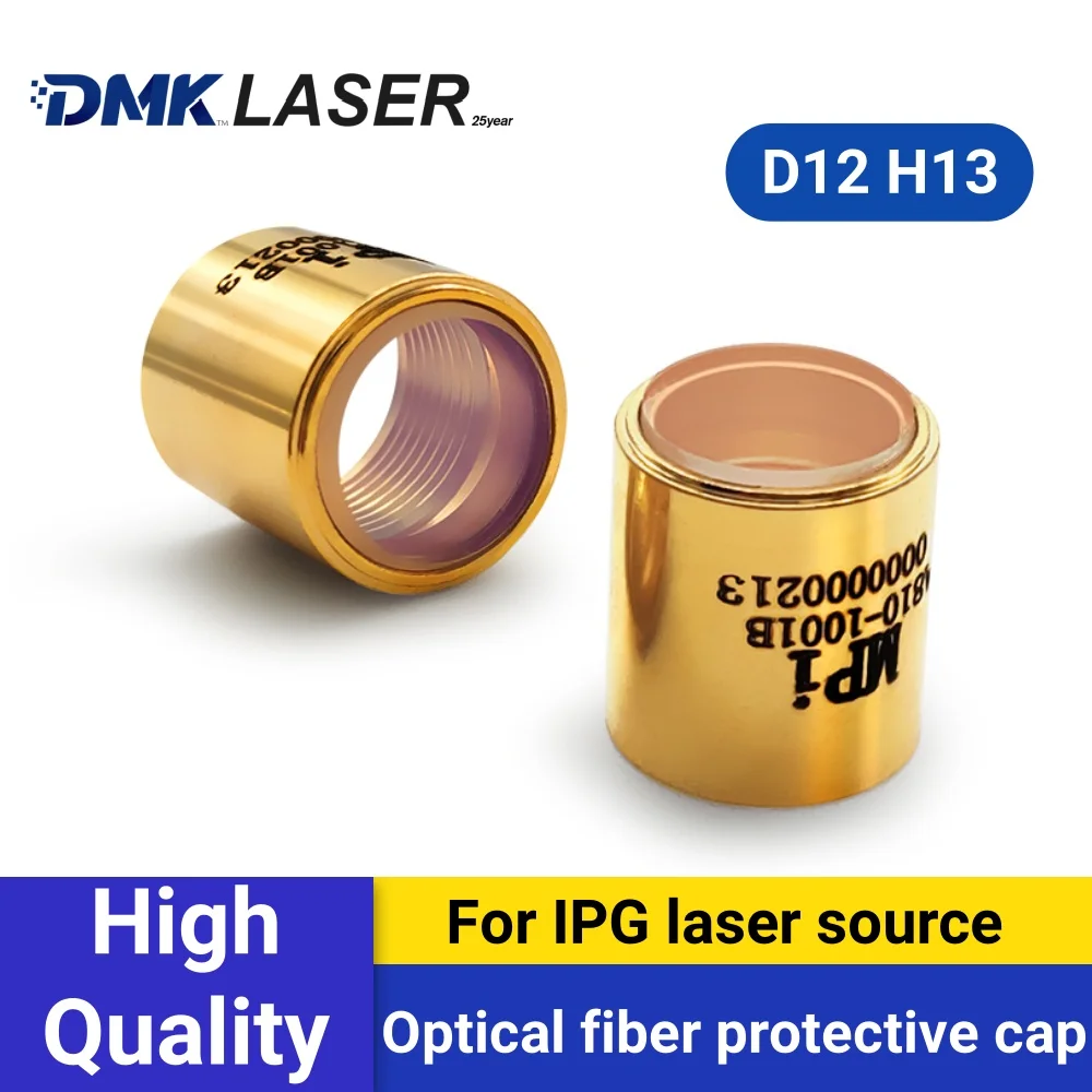 DMKレーザーソース保護窓D12 H13レンズQBH保護キャップ光ファイバークリスタルレンズ4kw（IPGレーザーソース用）