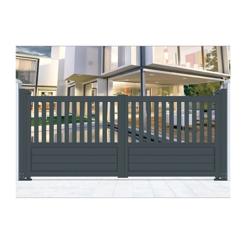 custom.New Products Aluminium Gate Hot Sale Customized   Security Metal Double Door  Sliding Gate