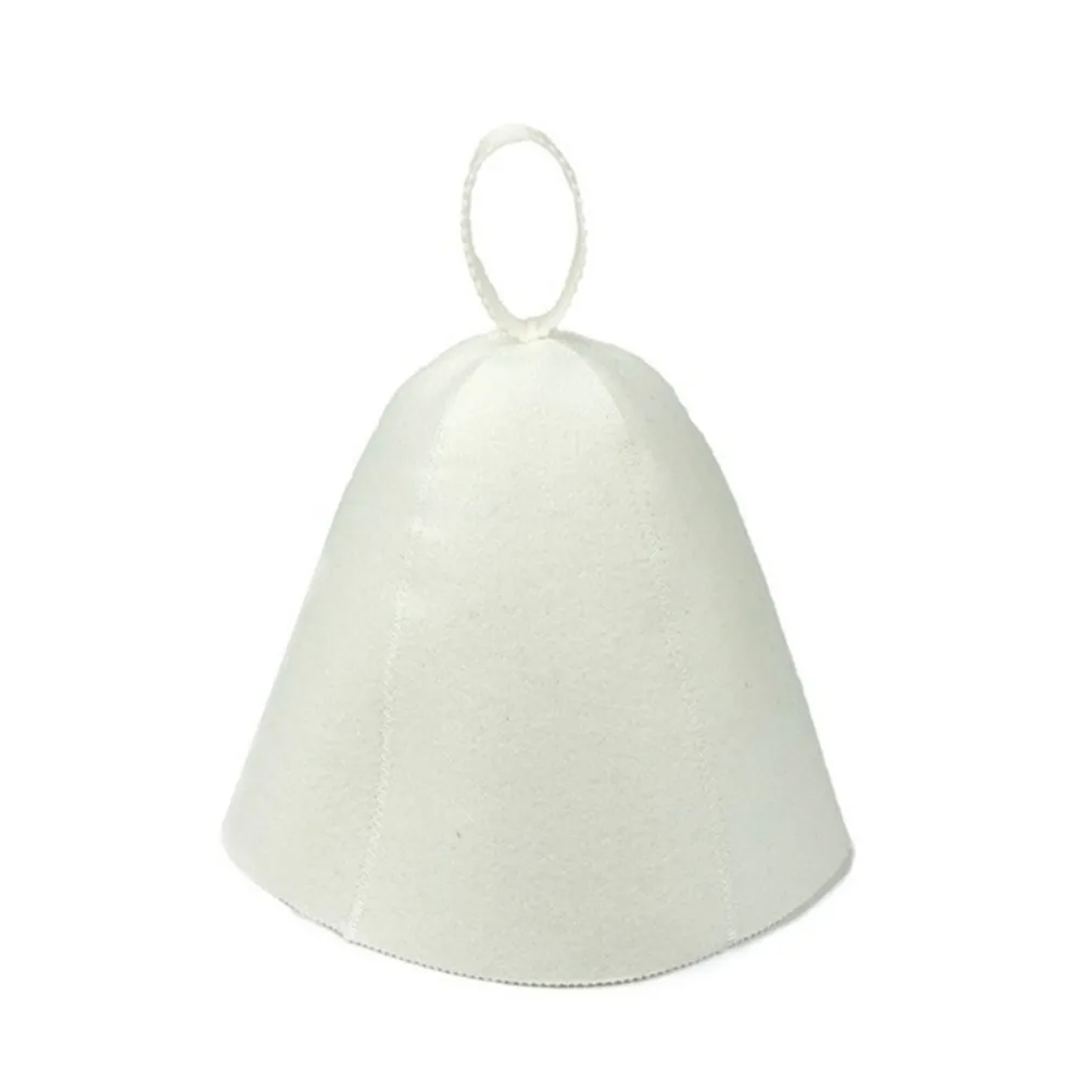 Breathable Felt Sauna Hat Heat Resistant Thermal Protection Sauna Cap Sweat Absorption Lightweight Steam Room Cap Gym Steam Room