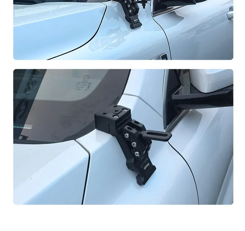 For Tank 500 2021-2026 Y-Series Car A-Pillar Extended Bracket Modified Hood LED Dual Light Quick-Release Lamp Base Accessories detail image 11