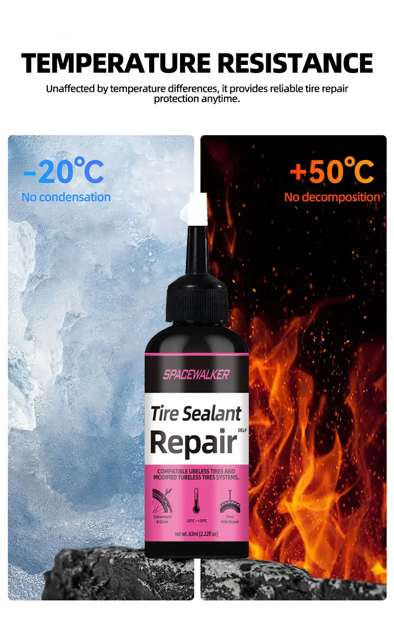 Reifendichtmittel - Endurance Formula Tubeless Fahrradreifendichtmittel | Langlebig, schnelle Abdichtung | für MTB, Rennrad, CX und Gravel Fahrrad – Detail 8