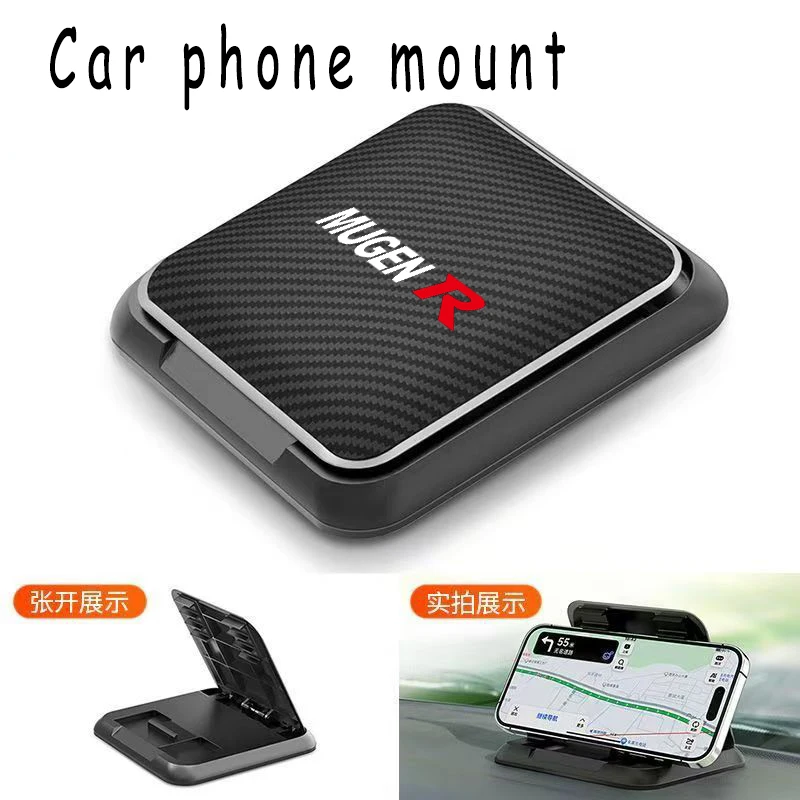 Suporte de Telefone para Carro, Suporte de Navegação GPS para Painel de Controle, para Honda MUGEN R MUGENR CIVIC FIT CR-V, Acessórios de Interior