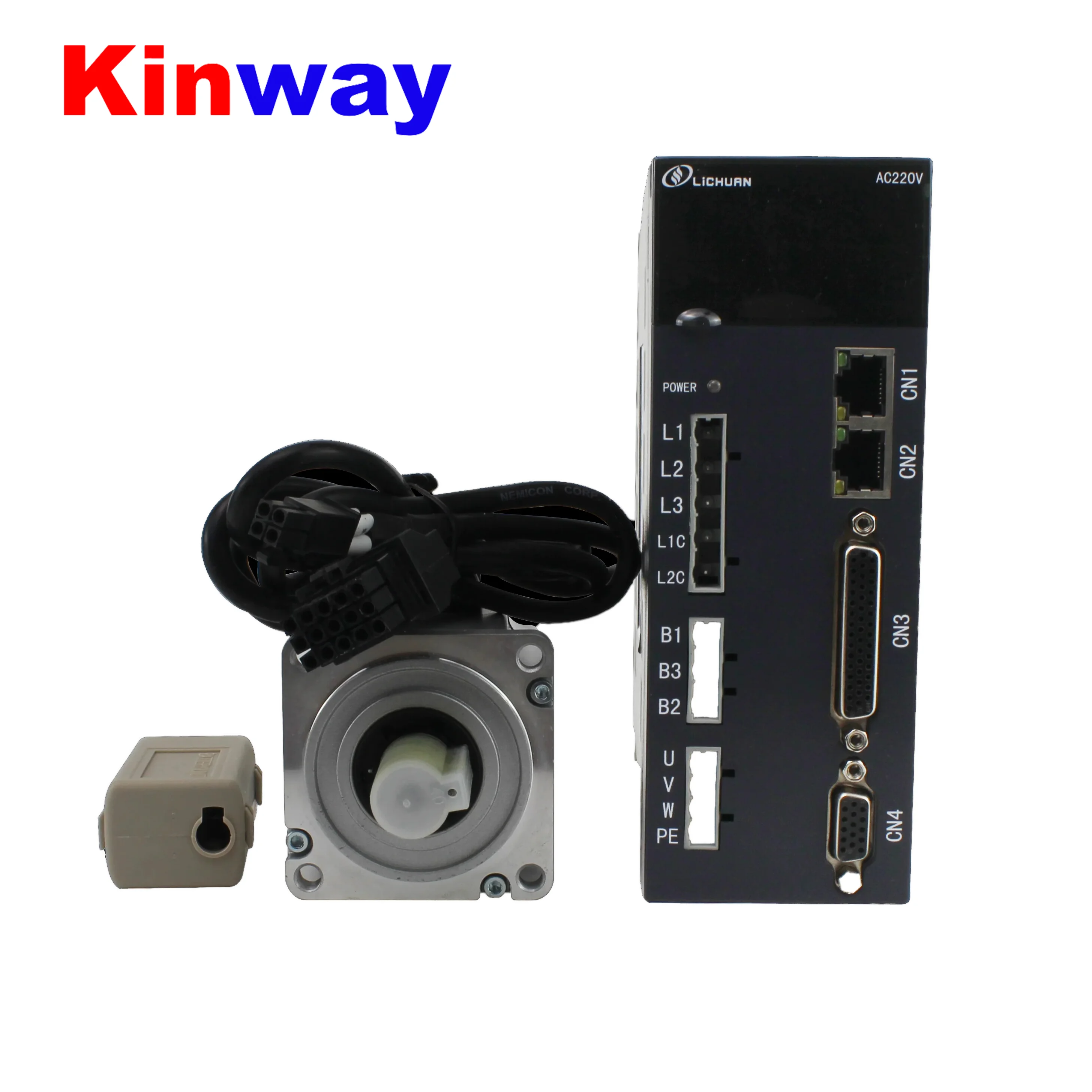 Kinway cnc servos motor 400W 60ST-M01330 17 bits absoulted 5 pairs of poles servo motor 400w ac