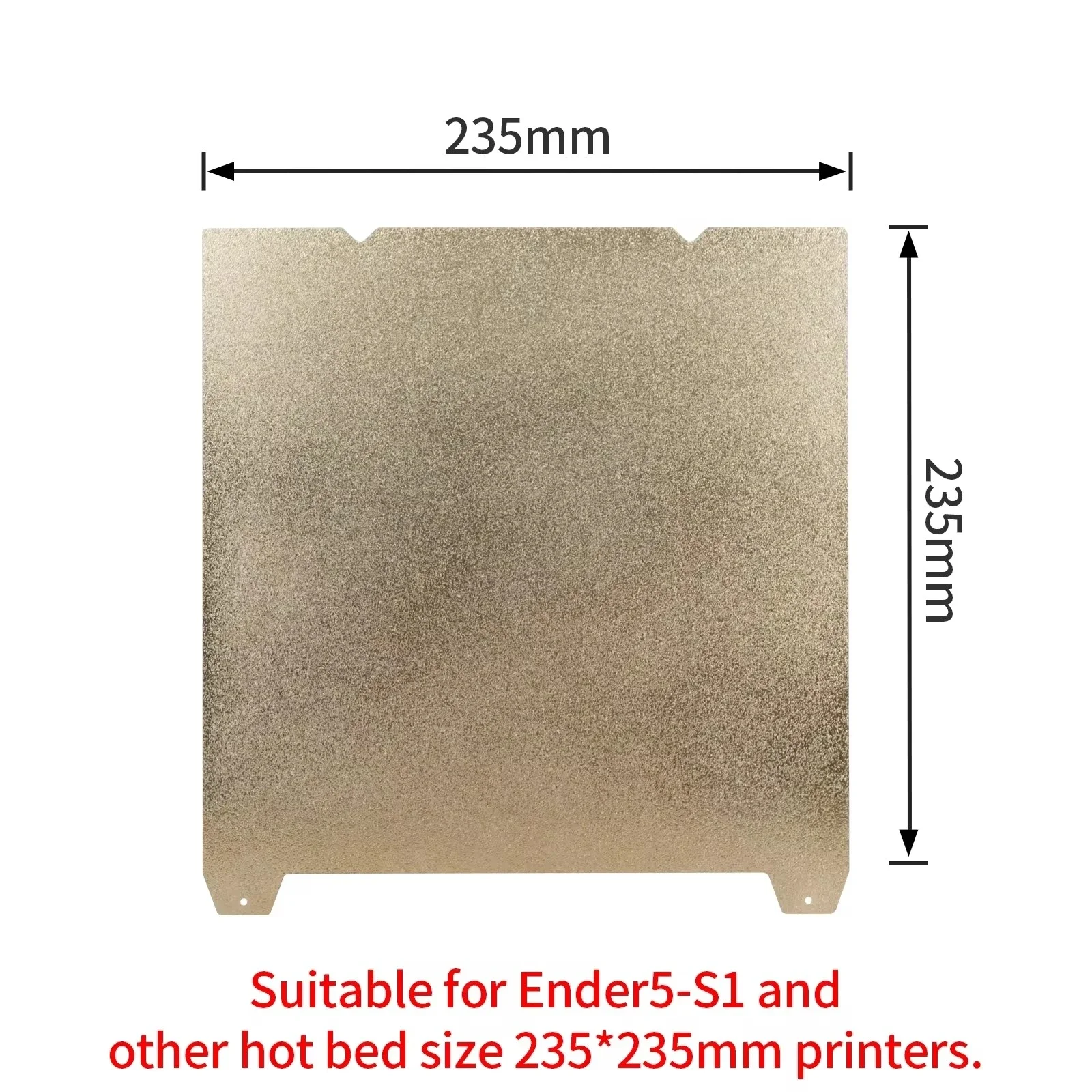 New PEI+PEI For Creality K1 Sheet Double Side Heat Bed 235X235mm PEI Magnetic Base Build Plate For Ender 3 K1/S1 Pro/Ender 5 S1