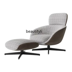 Italian Rotatable Coffee Chair Office Chair Leisure Light Luxury Hotel Modern Armchair