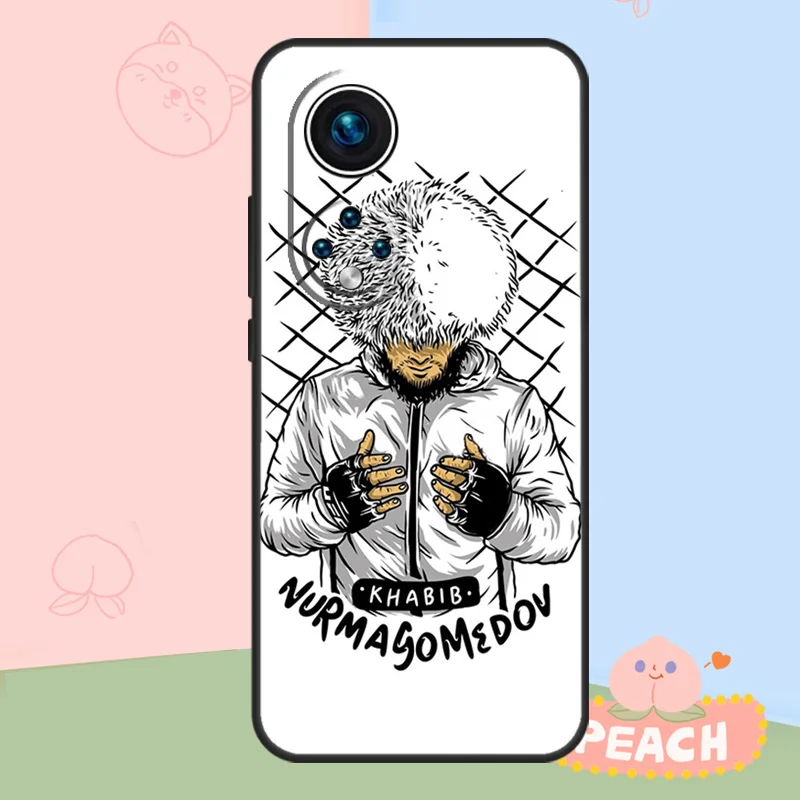 khabib nurmagomedov For Huawei P30 Pro P20 P40 P Smart Nova 9 5T Case For Honor 70 50 X8 X9a Magic 5 Lite Cover