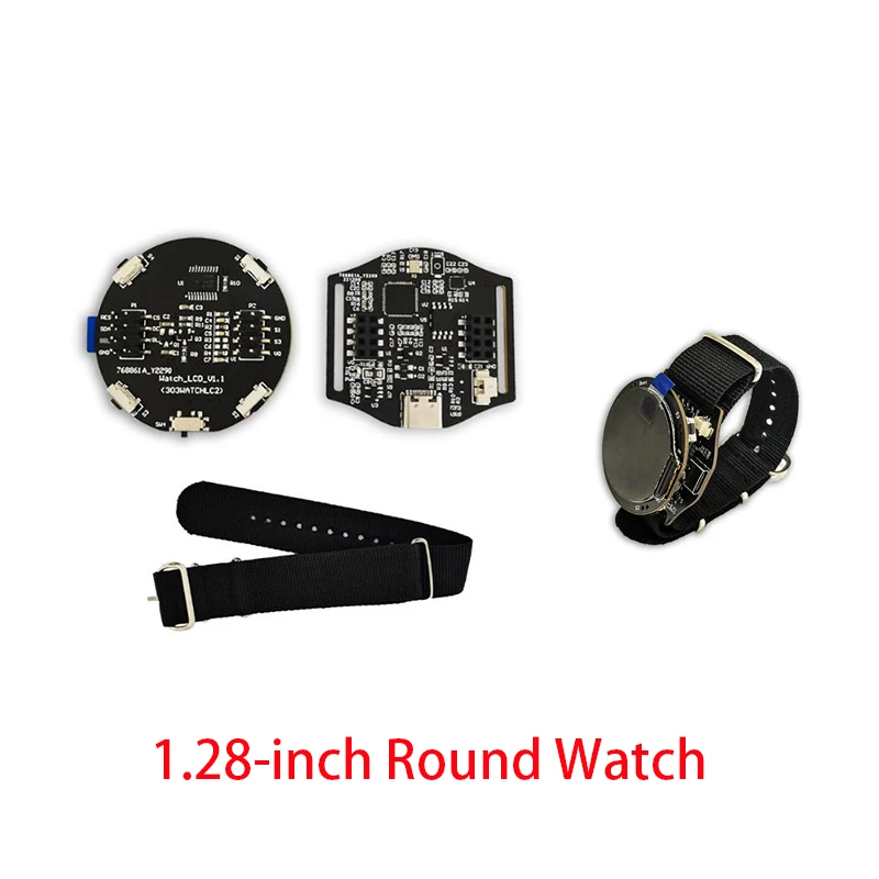 1.28-Inch Round Watch RP2040 Programmable Development Board Wearable Smartwatch With TFT Display