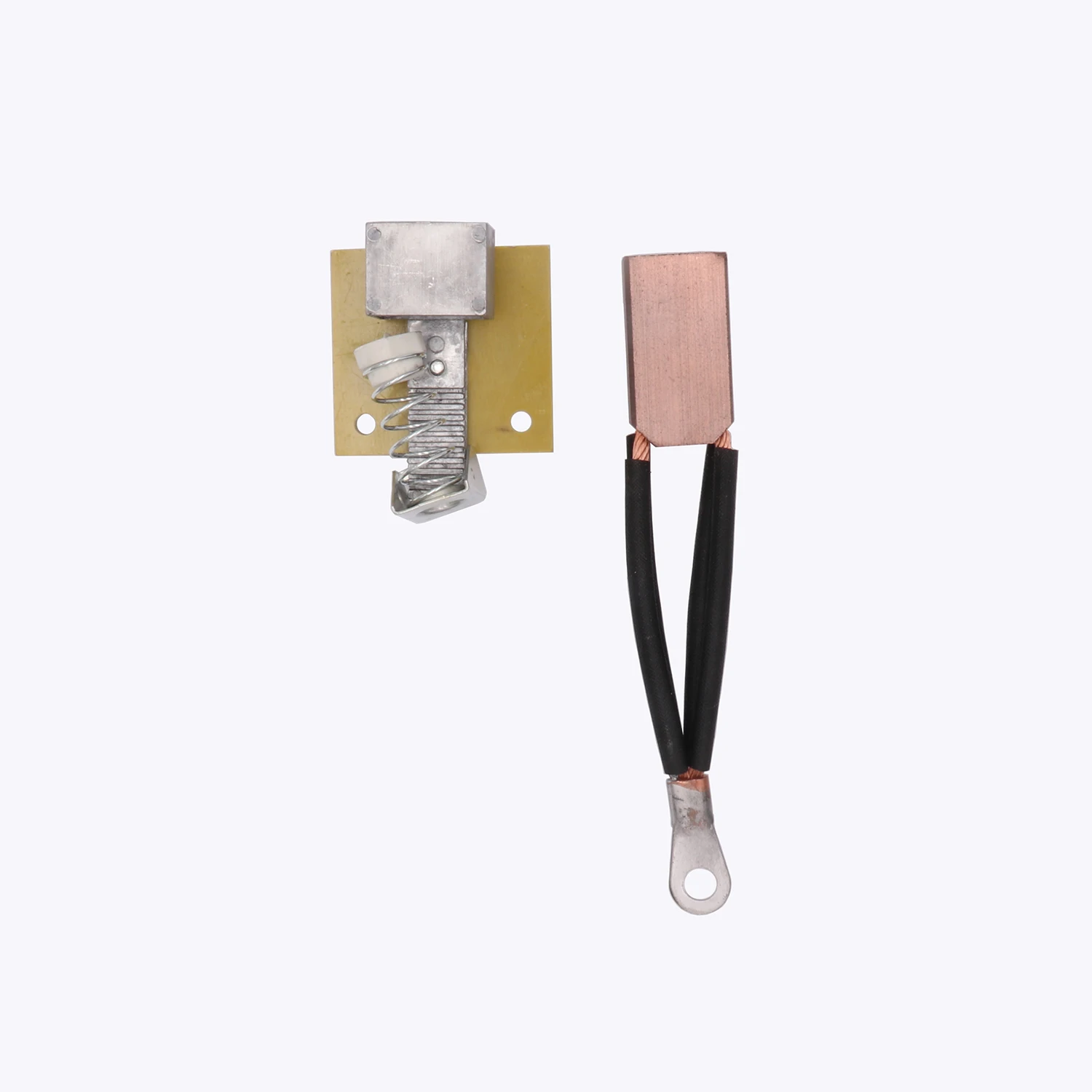JINSLU Carbon Brush 50mm Hole Distance Automatic Welding Positioner Turntable Brass Copper Ground Wire Cable for Tube Welder