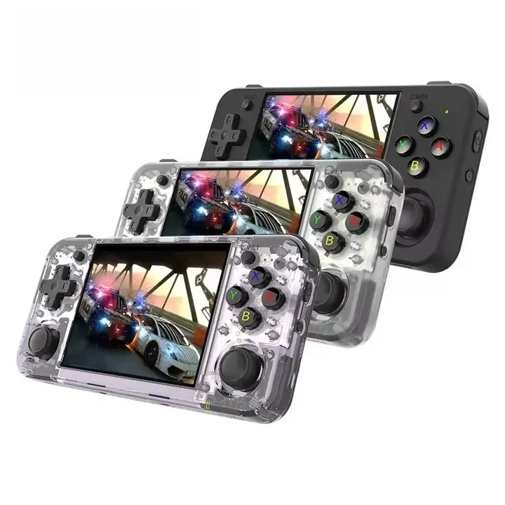 

S RG35XX H Handheld Game Console 3.5 Inch IPS Full Screen 64GB Classic Games Portable Viddeo Gaming Console Support 5G Wifi