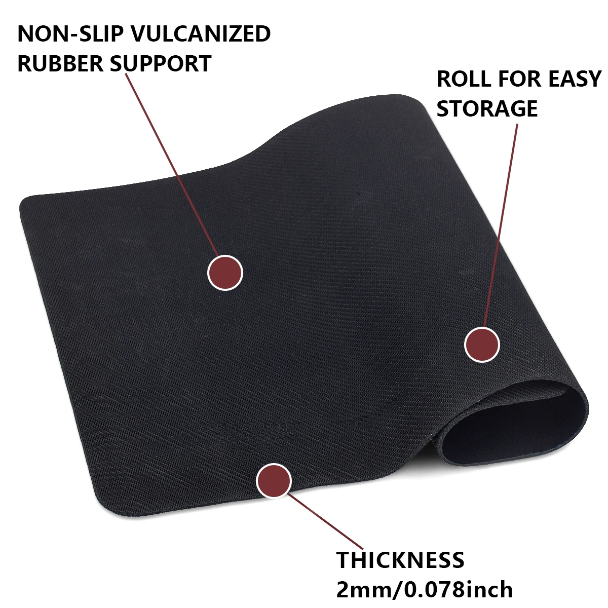 Gun Cleaning Mat with Parts Diagram and Instructions Bench Mat Mouse Pad for Glock Gen4 Gen5 1911 AR15