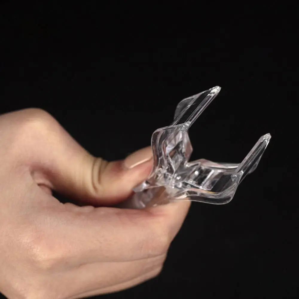 Creative Adjustable Photo Clip Holder Multi-size Transparent Postcard Holder Product Label Rack Supermarket