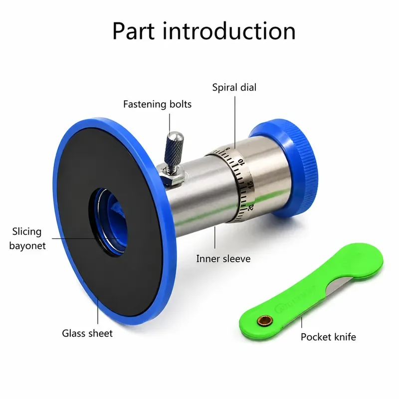 Plant Slicer Biological Microtome 0.02mm Precision Sectioning Tool for Botany Lab Teaching Instruments Educational Science