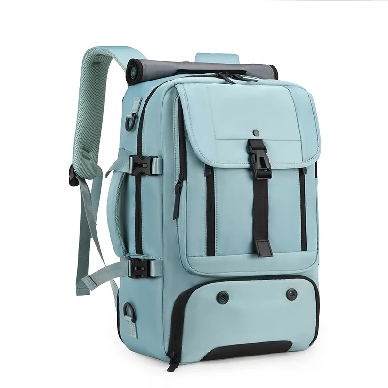 

Men's waterproof oxford backpack with laptop shoes compartment shoulder bag travel luggage backpacks outdoor sports storage bag