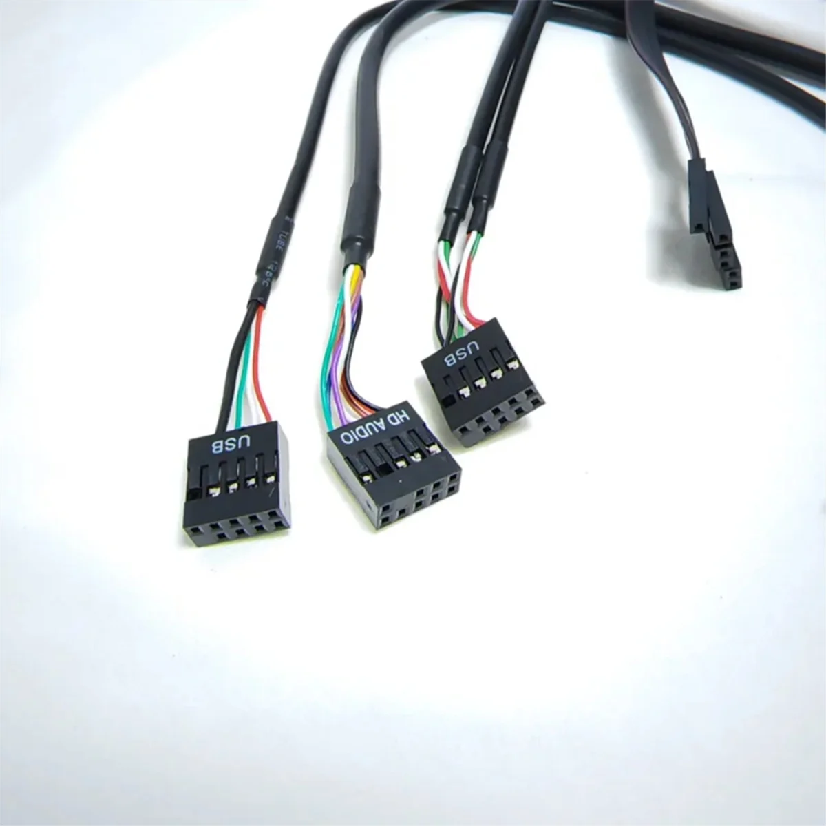 Cabo do painel frontal Cabo do painel frontal do chassi de extensão da placa-mãe 19Pin 9Pin para