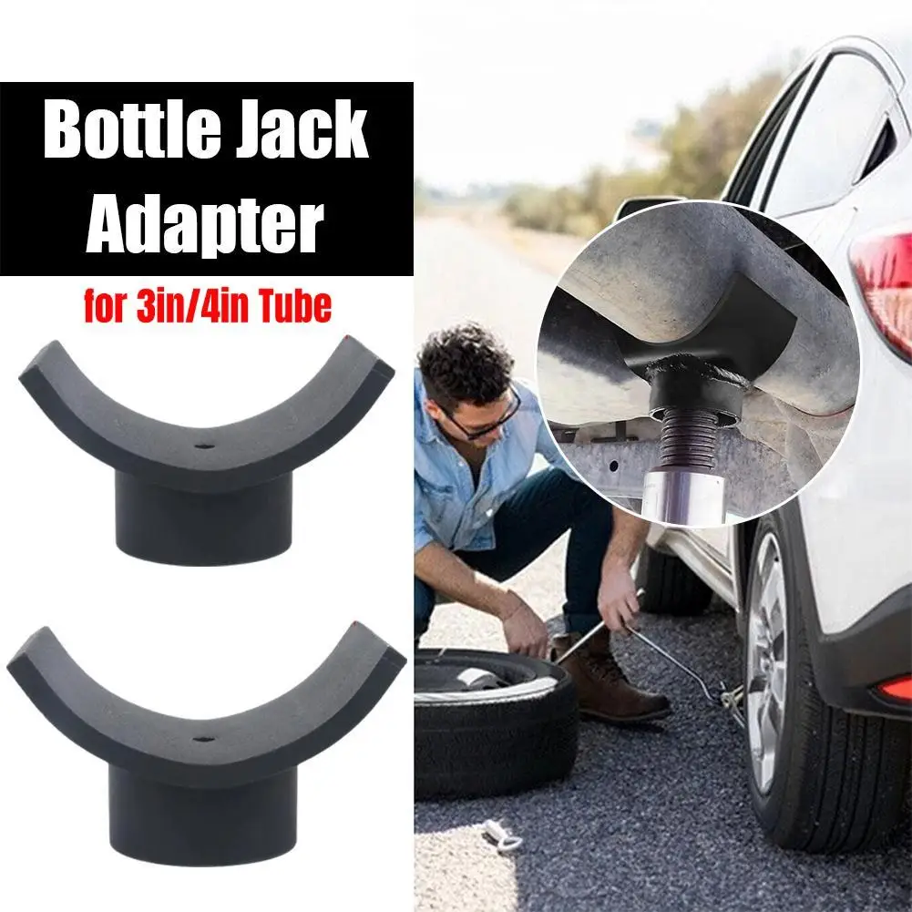 Bottle Jack Axle Lifting Saddle Easy To Operate High Strength 12 Ton Bottle Jack Axle Adapter Perfect Fit For 3in/4in Tube ﻿