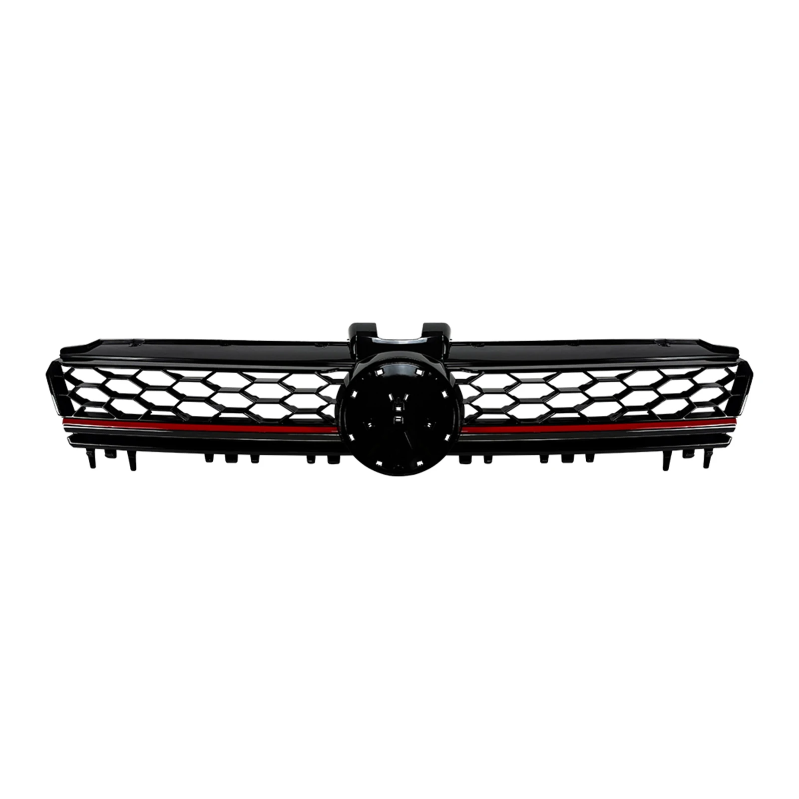 Car Front Bumper Hood Grille Racing Grill Upper Replacement Mesh For Volkswagen VW Golf 7 MK7 GTI 2013 2014 2015 2016 view 2