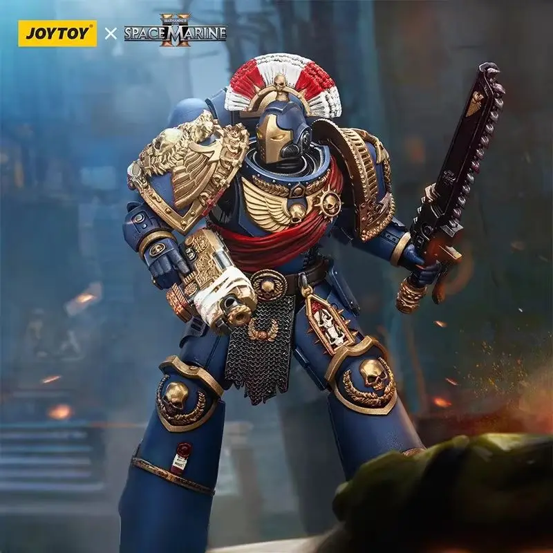 

Joytoy Dark Source Warhammer 40k Star Warriors 2 Ultramarines Relic Secundus Armour 1:18 Model Action Soldier Collection ToyGift